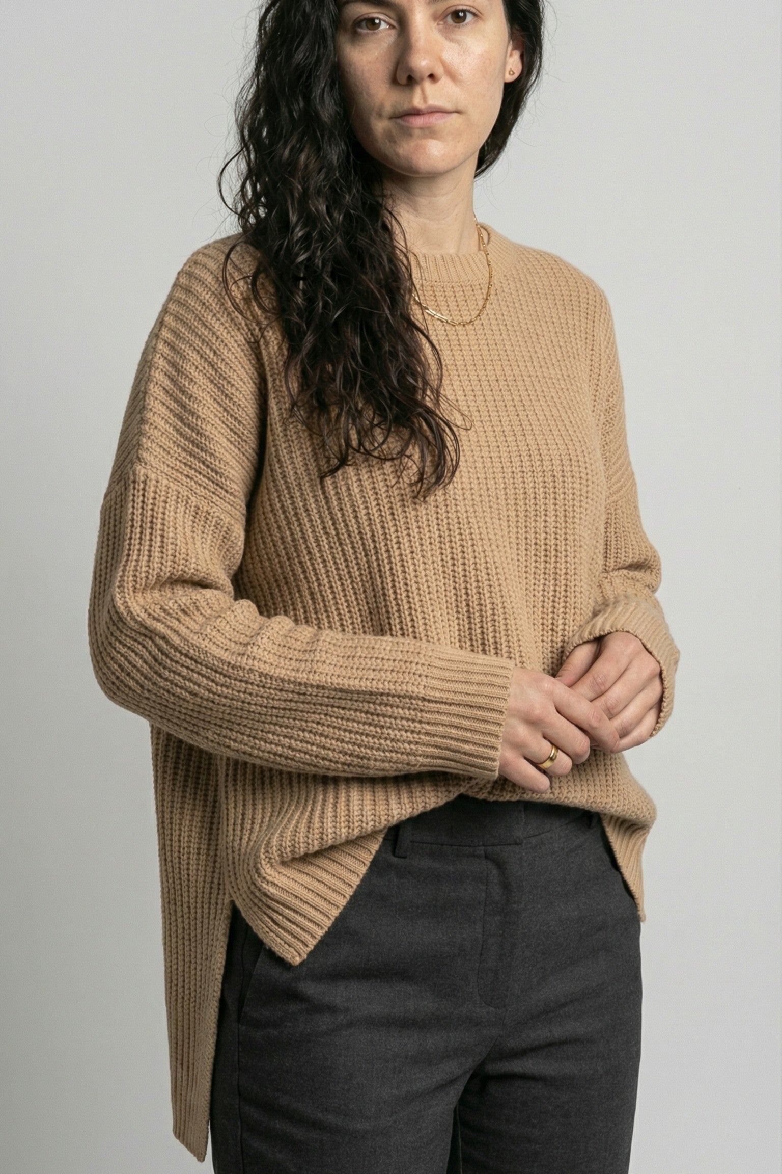 Slitlight Oversized Sweater