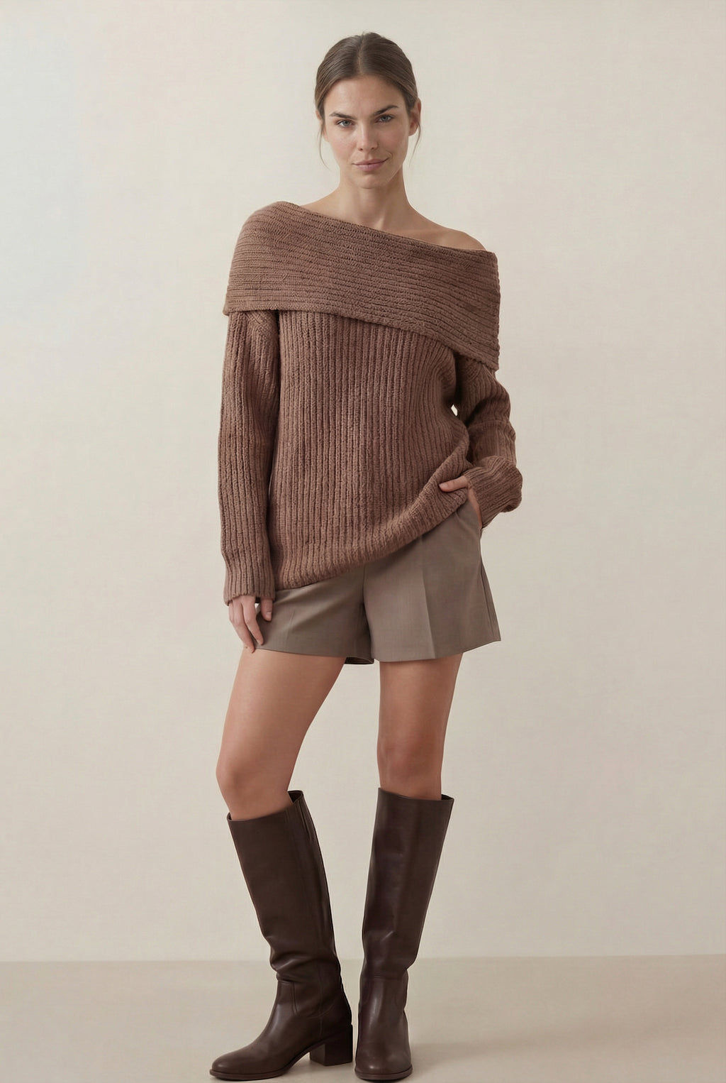 Élise Off-Shoulder Sweater