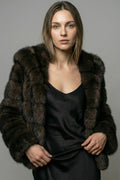 Noir Majesty Fur Coat