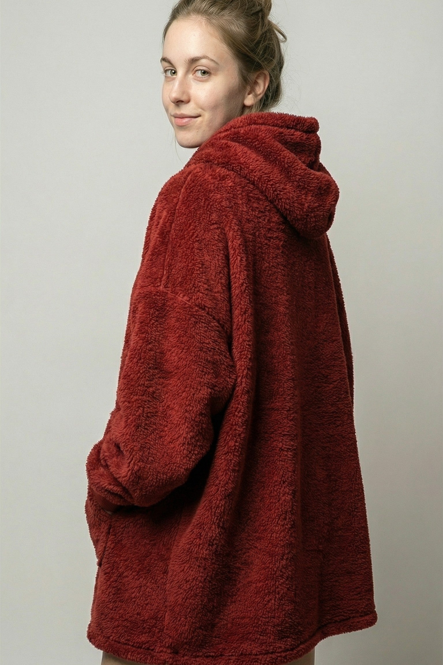 Cloud Warm Oversized Plush Hoodie