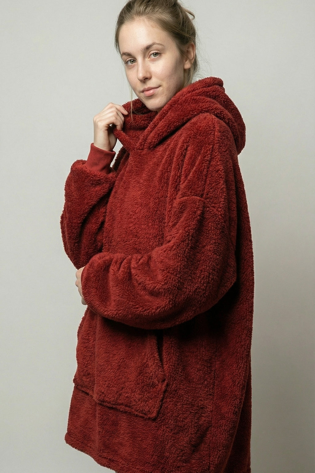 Cloud Warm Oversized Plush Hoodie