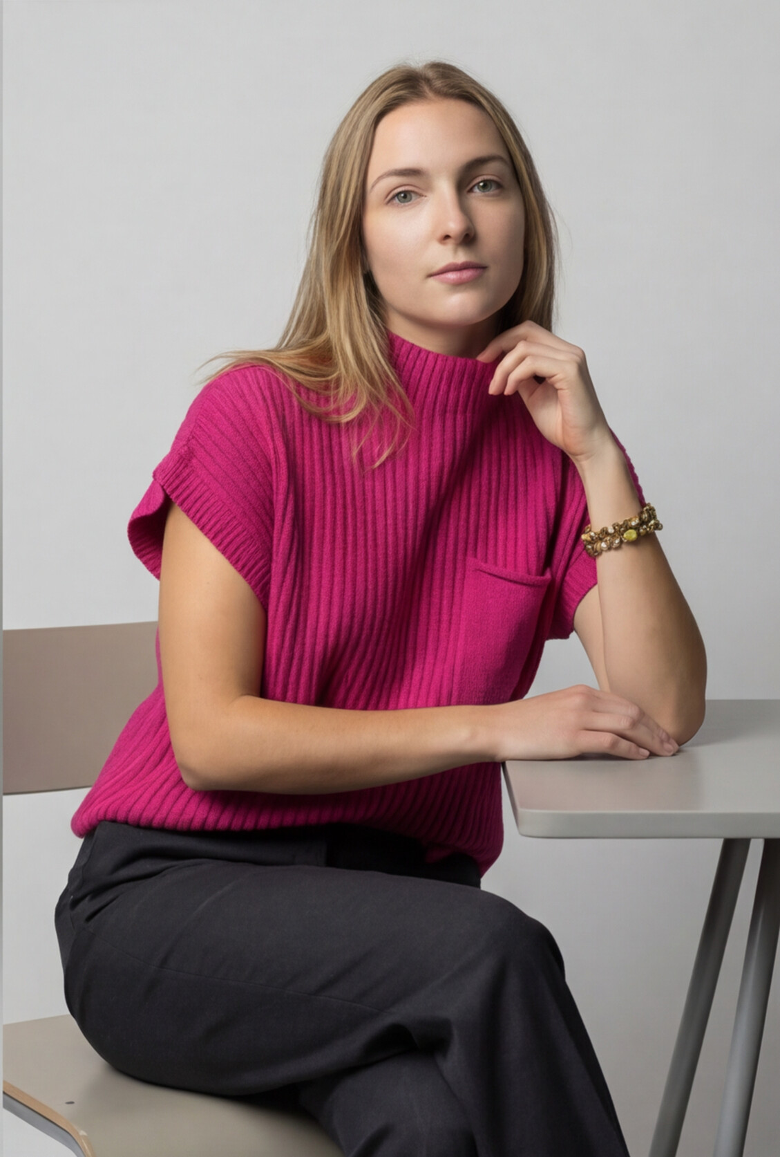 FlamePatch Knit Sweater