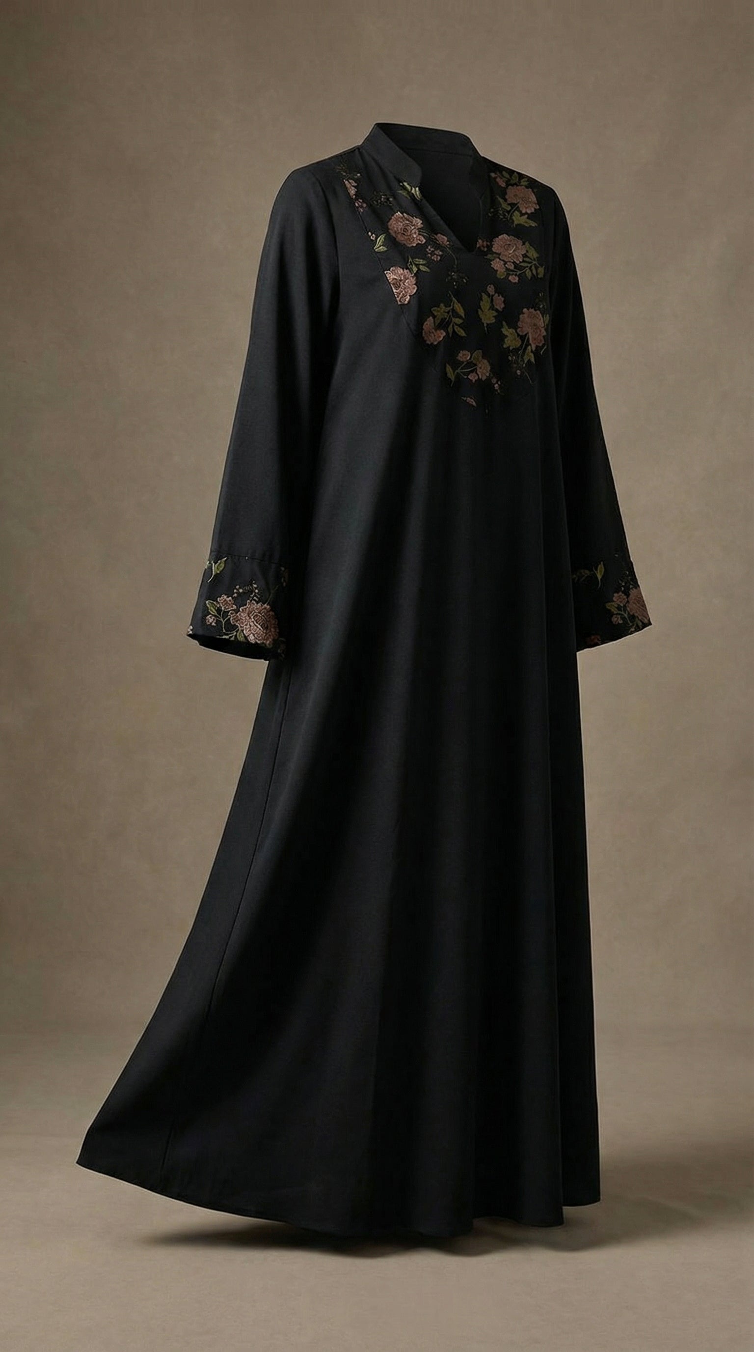 The Sultana Embroidered Abaya Maxi