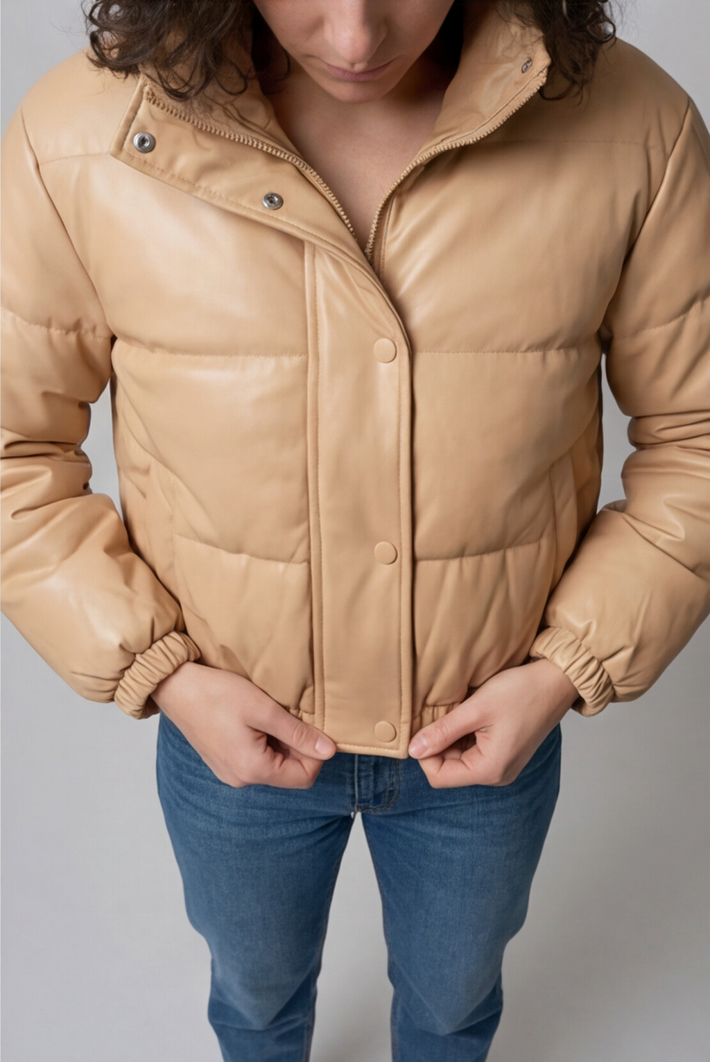 The Y2K Stand‑Collar Bread Jacket