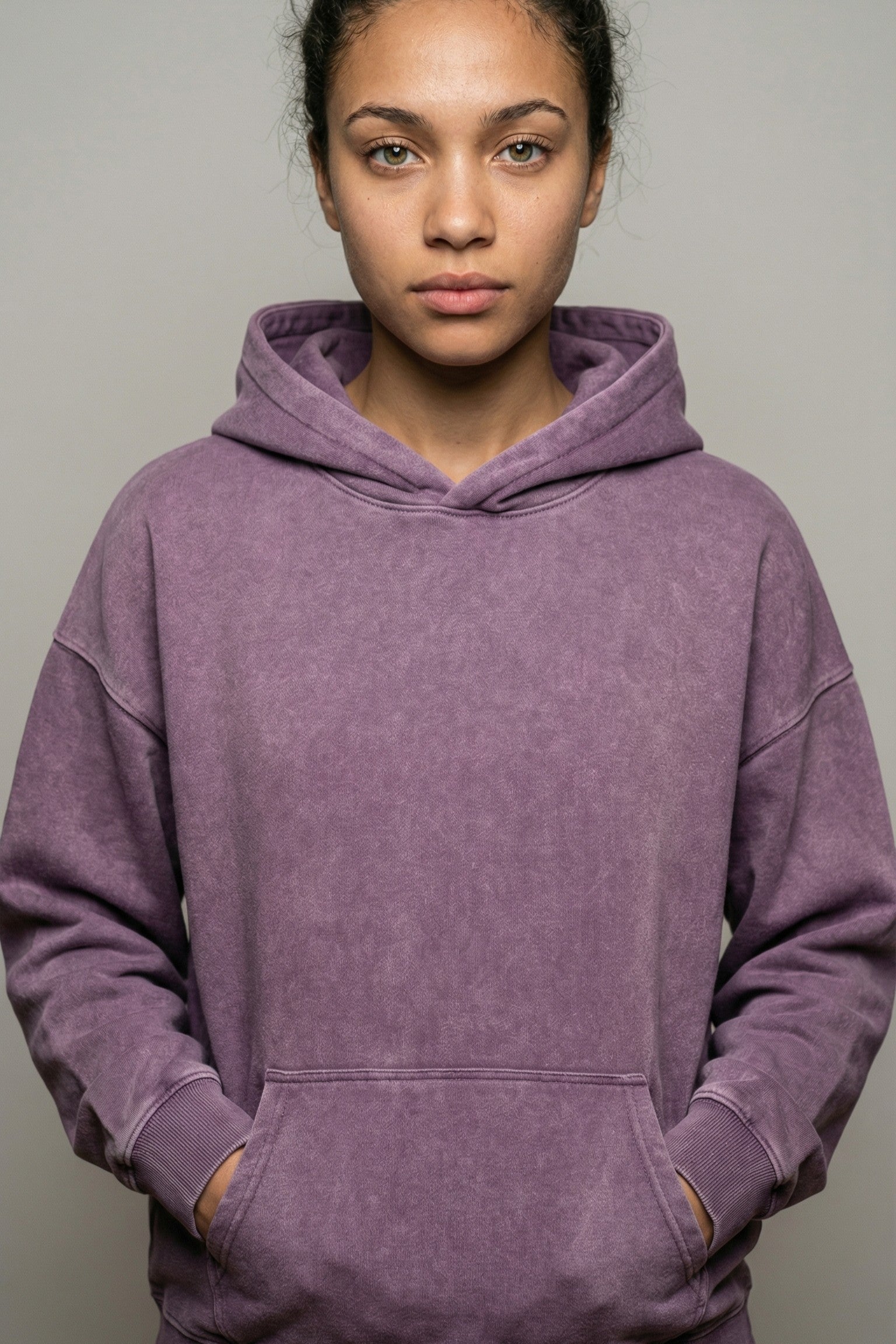 Faded Mist Cotton Hoodie