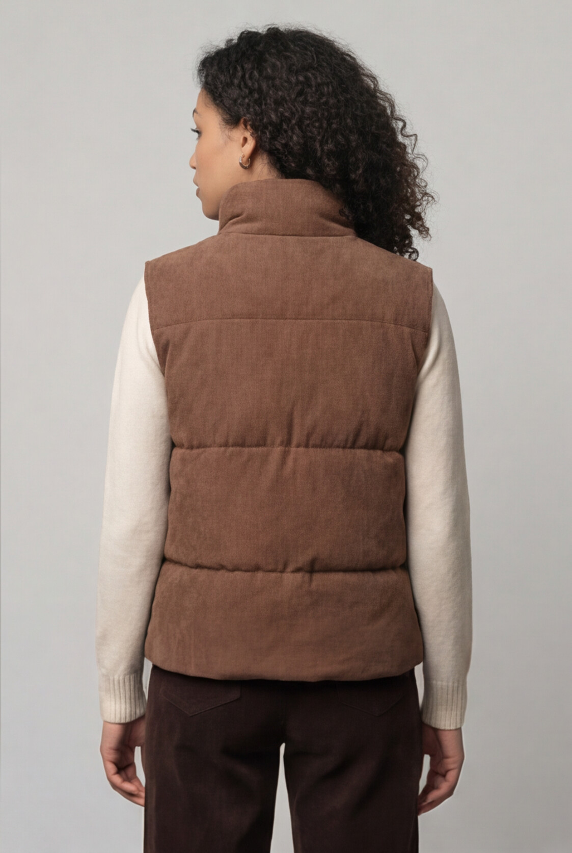 The Aspen Corduroy Puffer Vest