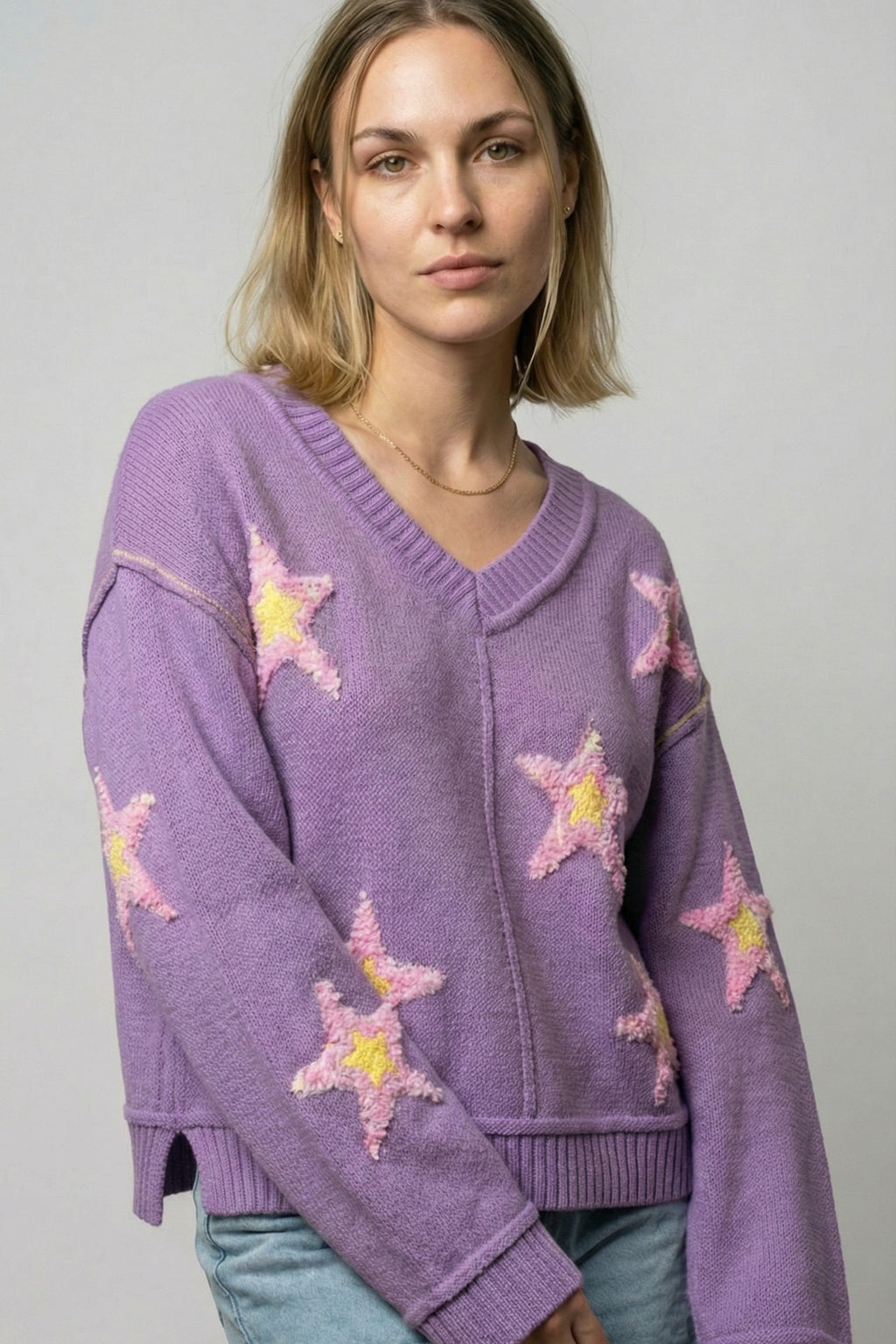The Celestial Star Brushed Sweater