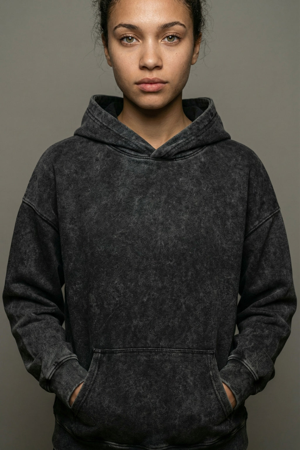 Faded Mist Cotton Hoodie