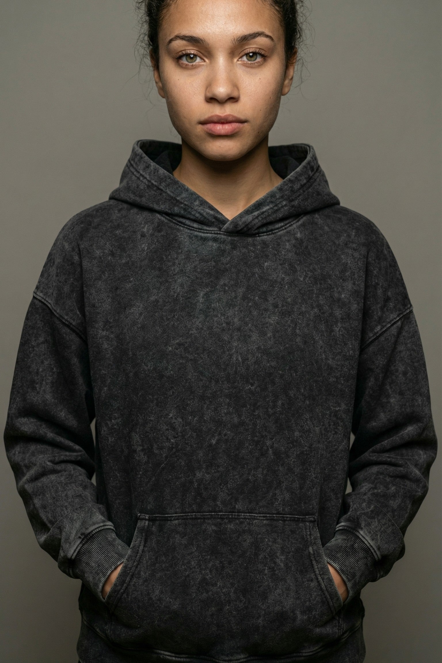 Faded Mist Cotton Hoodie