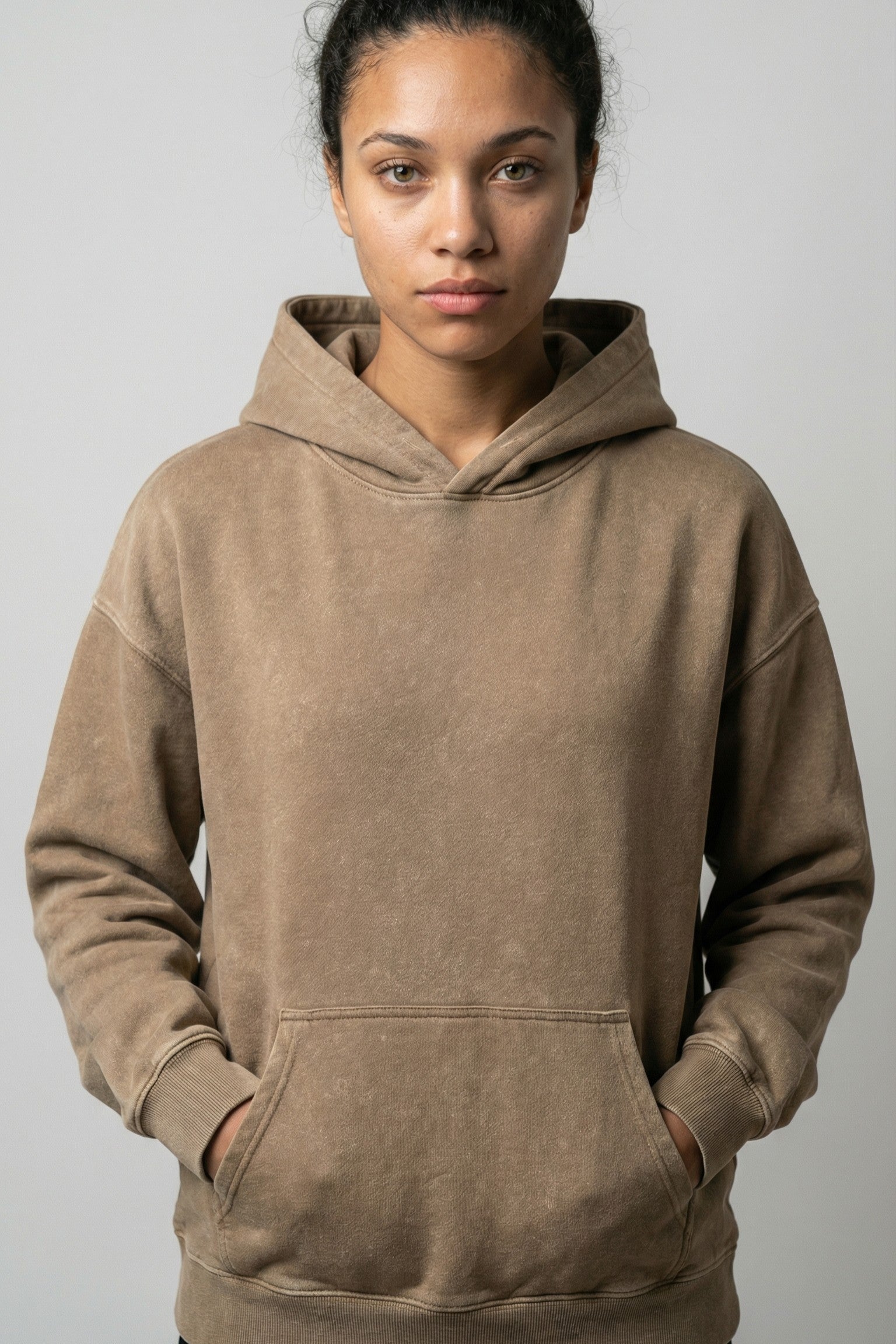 Faded Mist Cotton Hoodie