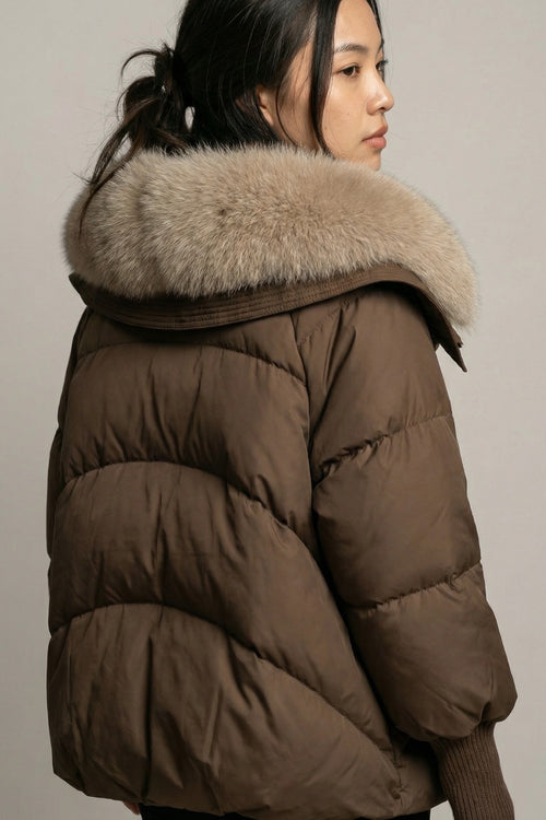 Canada Girl Arctic Plush Puffer Jacke