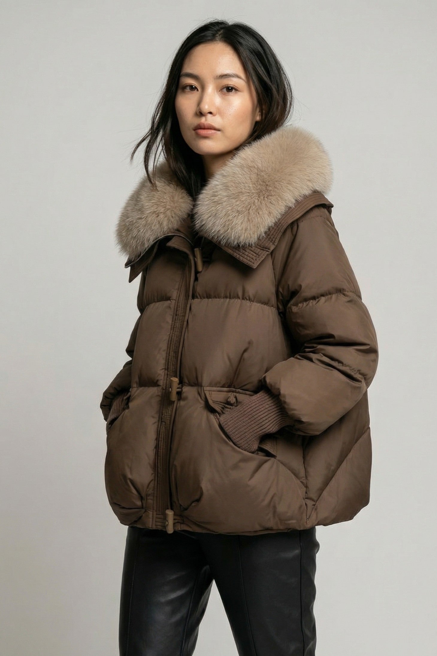 Canada Girl Arctic Plush Puffer Jacke