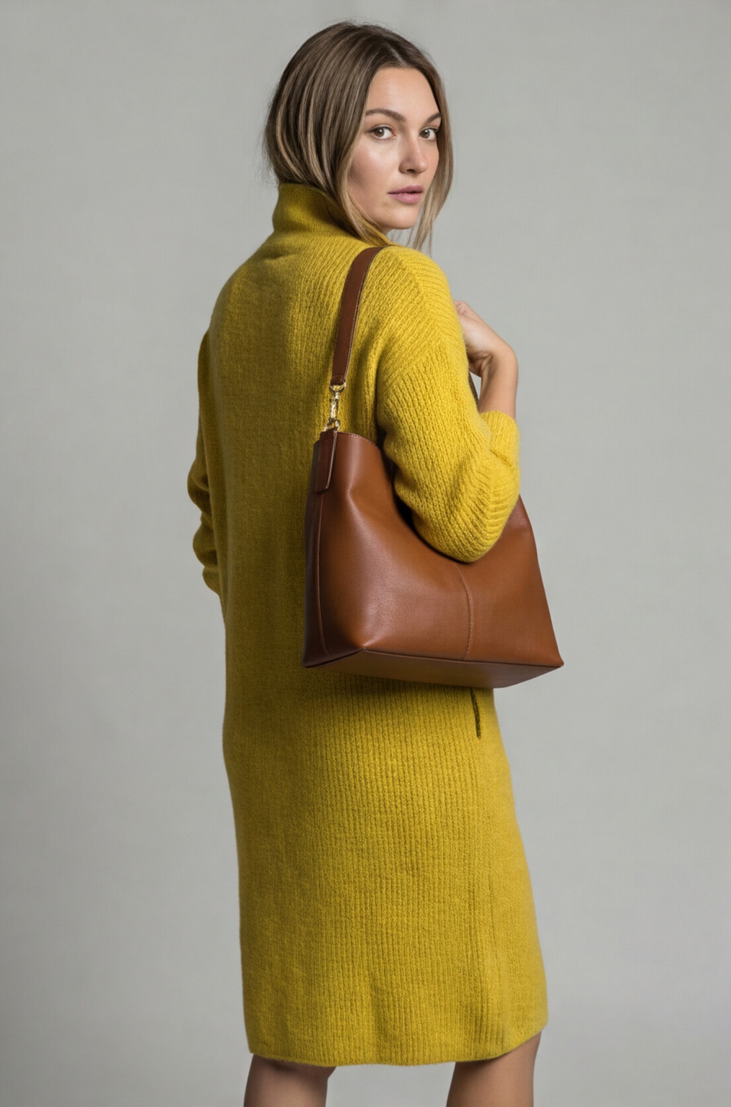 Softline Ribbed Button Dress